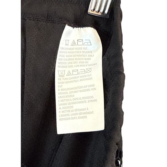 Women’s Linea by Louis Dell”Olio Black Embroidered 
 Maxi Skirt Sz L - Picture 4 of 5